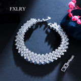 Elegant CZ Round Tennis Bracelet for Women