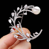 Multicolor Zircon Brooch Pins for Suit Fashionable