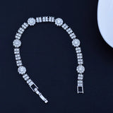Retro Cubic Zircon Geometry Bracelet Jewelry