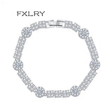 Retro Cubic Zircon Geometry Bracelet Jewelry