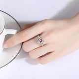 Pink Zircon Heart Shaped Engagement Ring