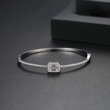 CZ &Gold Geometric Bracelet for Women