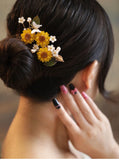 Natural Pearl Hairpin Butterfly Side Clip Headgear Accessories