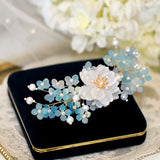 Antique Pearl Flower Hairpin Spring Summer Hair Accessory