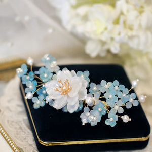 Antique Pearl Flower Hairpin Spring Summer Hair Accessory