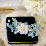 Antique Pearl Flower Hairpin Spring Summer Hair Accessory