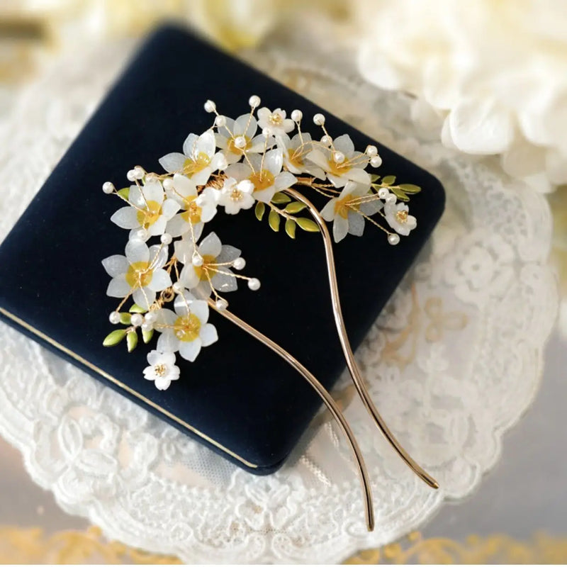Zanzi Summer Pan Hair Headdress Cheongsam Hairpins