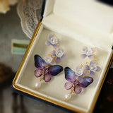 Hydrangea Tassel Earrings For Women