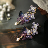 Hydrangea Tassel Earrings For Women