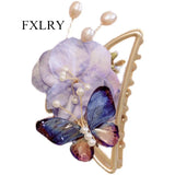 Mori Department Butterfly Half Tied Hair Shark Clip
