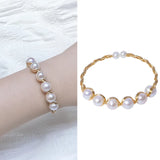 Pearl Open Bracelet Women's Jewelry Accessory