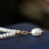 Natural Rice Pearl Lady Chokers Necklace Women Jewelry
