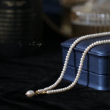 Natural Rice Pearl Lady Chokers Necklace Women Jewelry