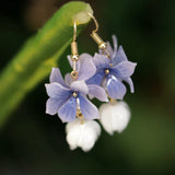 Vintage Lily Of The Valley Tassel Earrings