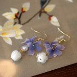 Vintage Lily Of The Valley Tassel Earrings