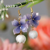 Vintage Lily Of The Valley Tassel Earrings