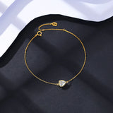 Geometric CZ Charm Bracelet for Women