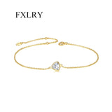 Geometric CZ Charm Bracelet for Women