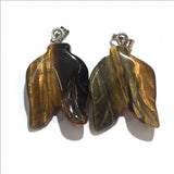 2 Pcs Silver Plated Flower Cherry Quartz Pendant Green Aventurine