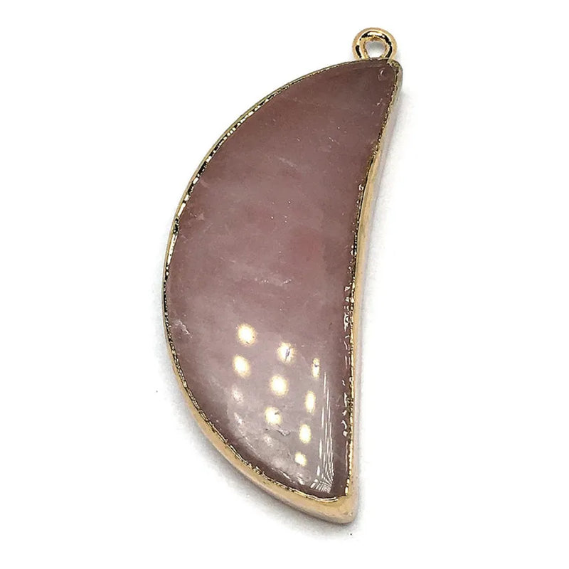 FYJS Light Yellow Moon Malachite Stone Pendant Howlite Jewelry