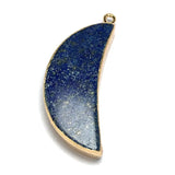 FYJS Light Yellow Moon Malachite Stone Pendant Howlite Jewelry