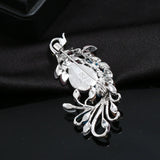 FYJS Peacock Shape Rhinestone Brooch Jewelry