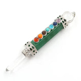 Geometric Rose Pink Quartz Pendant Lapis Lazuli Chakra Jewelry
