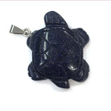 Tiger Eye Stone Pendant Silver Plated Gift