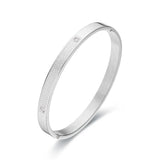 Plated Bangle With Crystal for Women Wedding Ethiopia Bangles Jewelry
