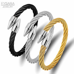 Arrows Cuff Bracelets Bangles Love Cable Wire Jewelry