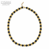 8MM Stainless Steel Ball Necklace Beads Choker Heavy Necklaces Punk