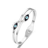 Eyes Stainless Steel Chain Bracelet for Women