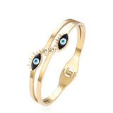 Eyes Stainless Steel Chain Bracelet for Women