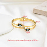 Eyes Stainless Steel Chain Bracelet for Women