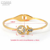 Insect Bees Cuff Bracelet Stainless Steel Famous Jewelry