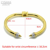 CZ Crystal Bracelet Women's Cuff Bangle Armband Pulseiras