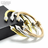 CZ Crystal Bracelet Women's Cuff Bangle Armband Pulseiras