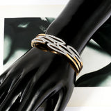 European CZ Bangles for Women Bridal Accessory Lover's Bangles