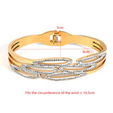 European CZ Bangles for Women Bridal Accessory Lover's Bangles
