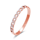 Zircon Chain Bracelets Stainless Steel Woman Bangle Jewelry