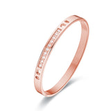 Stainless Steel Crystal Bangles Bracelet Women Bracelets Party Gift