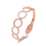 Hot Titanium Steel Bracelet Zircon Geometric Couple Bracelet