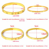 Lover Jewelry Bangle Titanium Steel Couple Bracelets Men