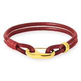 Men Leather Bracelet & Bangles Male Clasp Rope Bracelets