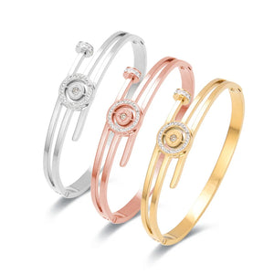 Crystal Heart Bracelet & Bangle Jewelry for Women