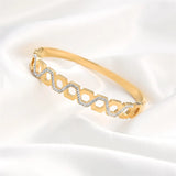 Zircon Bracelets & Bangle Woman Bangle Plated Jewelry