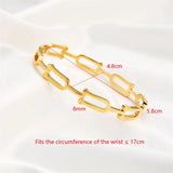 Stainless Steel CZ Bracelet for Women - Party Jewelry