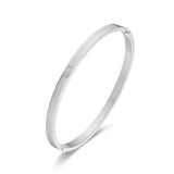 Stainless Steel Titanium Crystal Bracelets Bangles For Women Wedding