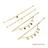 Lock Pendant Chain Bracelet for Women Stainless Steel Romantic Charm Bangle