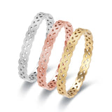 Triangle Hollow Stainless Steel Bangle for Women Girl Party Charm Jewelry